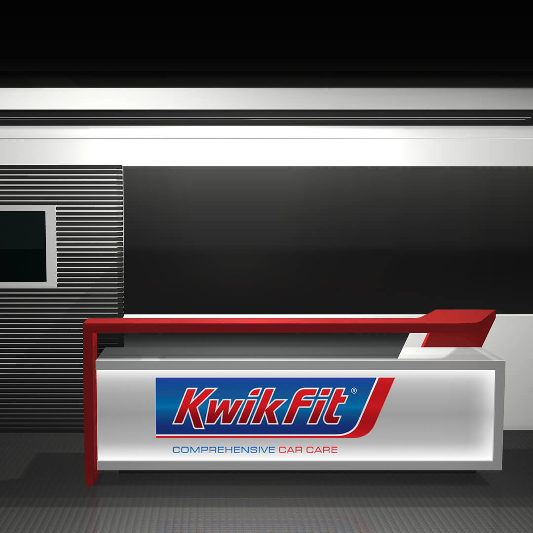 KwikFit ~ branding + interior