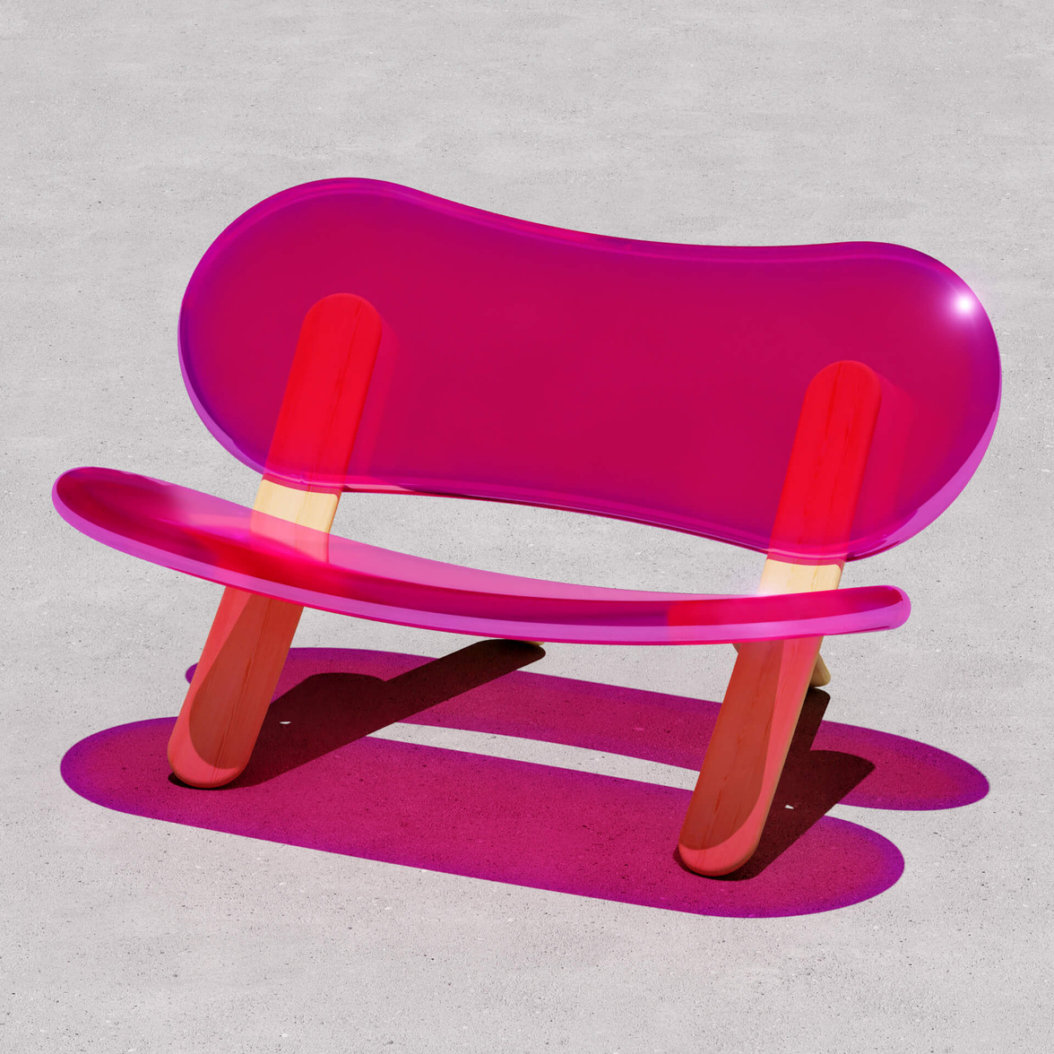 Lollipop bench ~ furniture