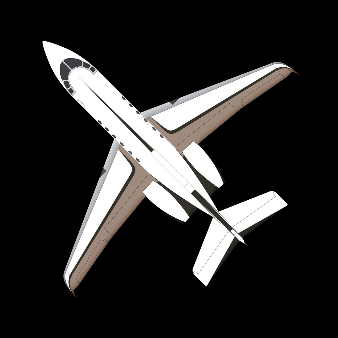 Hawker 850XP ~ aircraft graphic scheme